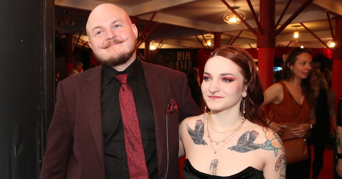 Artur Štaidl s přítelkyní