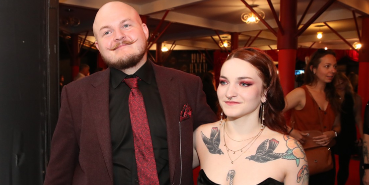 Artur Štaidl s přítelkyní