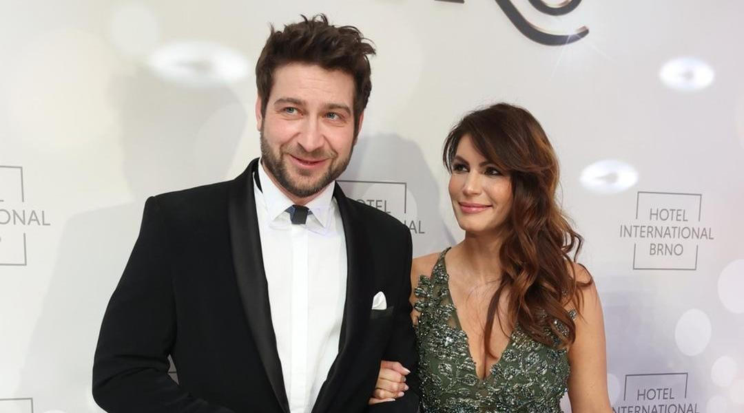 Marek Němec s přítelkyní Petrou