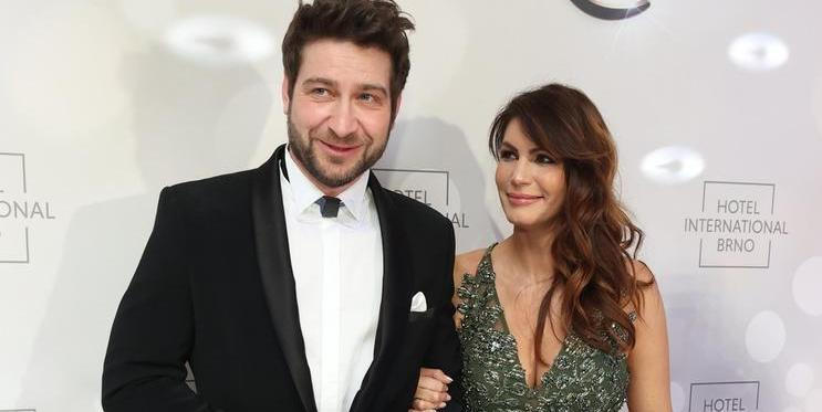 Marek Němec s přítelkyní Petrou