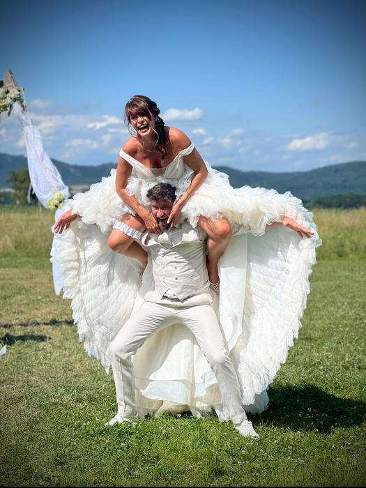 Regina Rázlová a vnučka Emilie Diatta