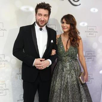 Marek Němec s přítelkyní Petrou