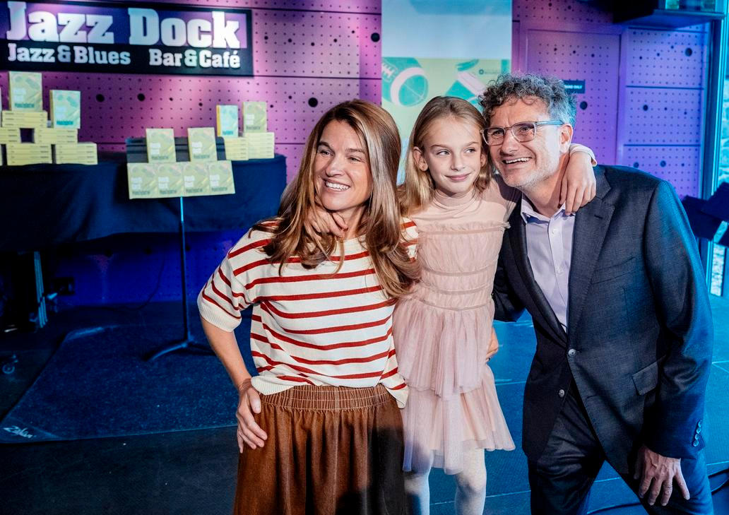 Patrik Hartl s rodinou