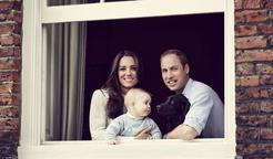 Princezna Kate, princ William a jejich prvorozený syn princ George