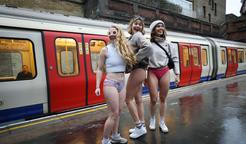 No Trousers Tube Ride