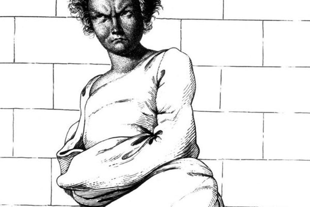 Esquirol Patient, Straitjacket, 1838