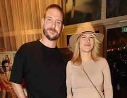 Hotel NH Prague City , křest kalendáře Proměny fantazie 25  , Vladimír Polívka , partnerka Magda