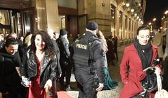 Policejní zásah v Obecním domě