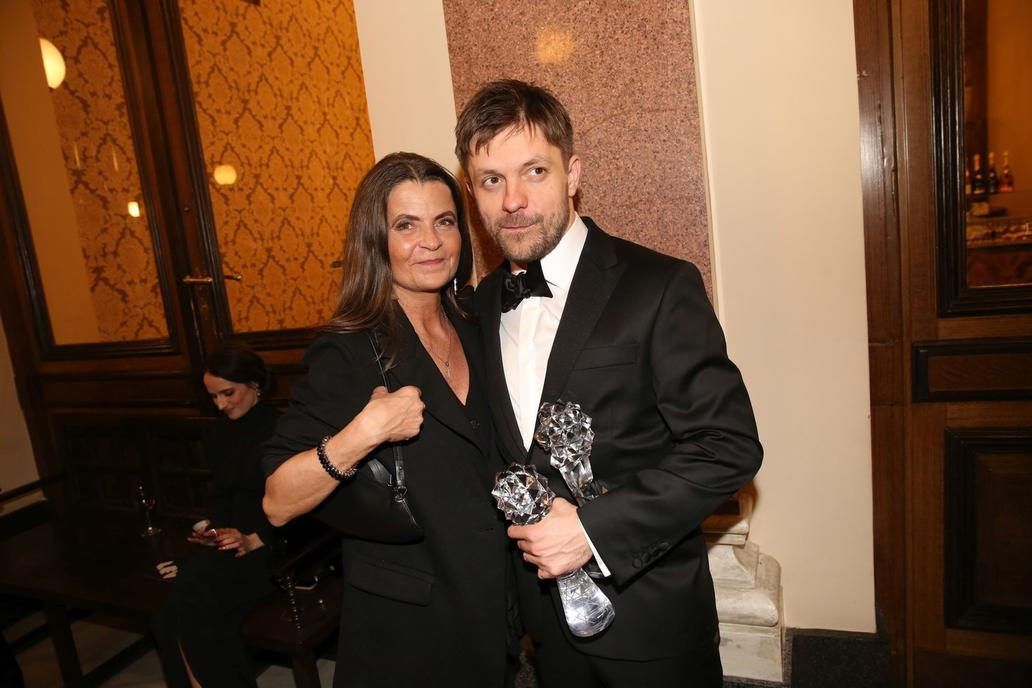 Jiří Mádl s maminkou