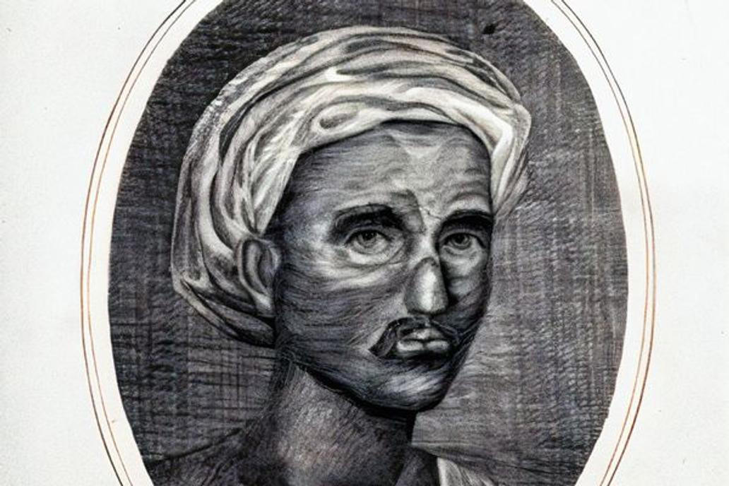 Illustration of an 18th-century nose reconstruction method from Poona performed by an Indian potter, from The Gentleman's Magazine, 1794