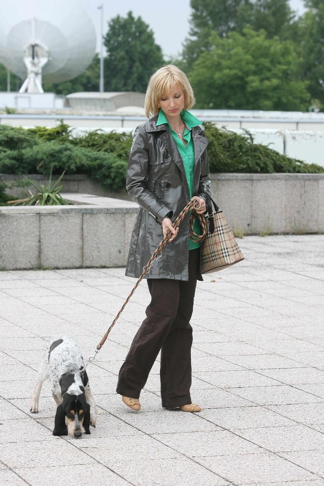 Petra Paroubková a její pes Petra Paroubková a její pes