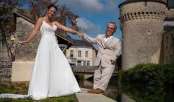 Anthony Laborde a krásná novomanželka Gaëlle Dassyová