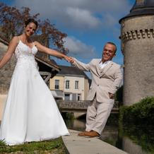 Anthony Laborde a krásná novomanželka Gaëlle Dassyová