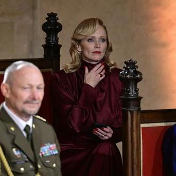 Předávání státních vyznamenání ve Vladislavském sále Pražského hradu, 28. října 2025.