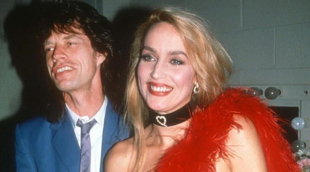 Mick Jagger a Jerry Hall
