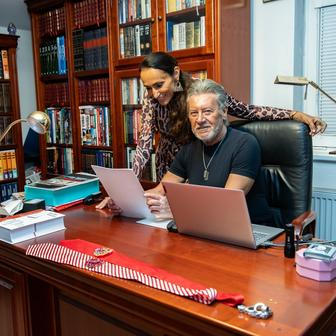 Zpěvačka Sisa Sklovská s manželem Jurajem Lelkesem tvoří pár už čtrnáct let.