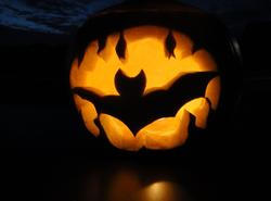 Vyřežte si dýňového netopýra