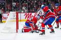 Jakub Dobeš z Montrealu zasahuje v utkání NHL proti New Yorku Rangers