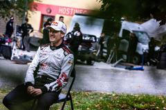 Sébastien Ogier při testech před Středoevropskou rallye