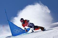 Zuzana Maděrová v kvalifikaci paralelního slalomu