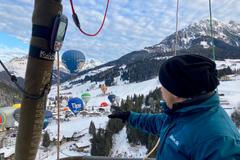 Zimní balonová fiesta Filzmoos