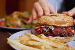 Vegetariánský veganský burger