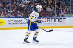 NHL: Buffalo Sabres at Vancouver Canucks Jiří Kulich hokej