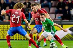 Stefan Simič v reprezentačním zápase proti Severnímu Irsku