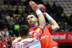 Stanislav Kašpárek v zápase MS 2025 s Polskem