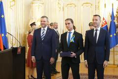 Přijetí vítězů studentských olympiád v prezidentském paláci