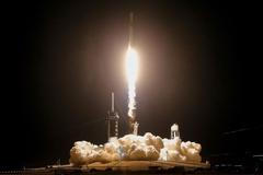 Space X Falcon 9 start mys Canaveral