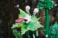 Křišťálová zahrada, botanická, umění