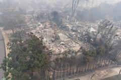 Požár Los Angeles celebrity