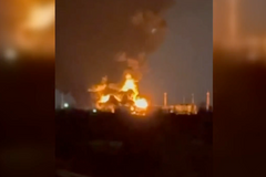 Ukrajina udeřila na ropný sklad v ruském městě Engels v Saratovské oblasti