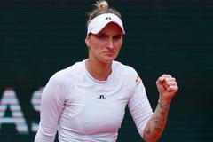 Markéta Vondroušová v osmifinále French Open