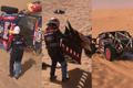 Havárie Carlose Sainze seniora v druhé etapě Rallye Dakar 2025
