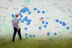 Mapa reportáží Klézl - Ikona, poutak