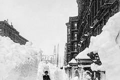 Sníh v USA, 1888, Největší sněhové nadílky a blizardy historie, sníh, historie, blizard, Magazín