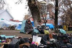 Na tržnici v Chustu