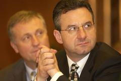 Jan Zahradil a Mirek Topolánek na kongresu ODS