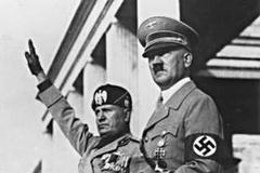 Mussolini a Hitler