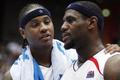 Carmelo Anthony a Lebron James