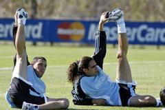 Argentinští fotbalisté se připravují na MS