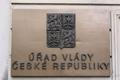 Úřad vlády, cedule