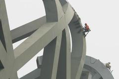 Čína staví olympijský stadion