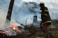 Požár ničí České Švýcarsko