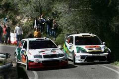 Kopecký, Škoda Fabia WRC, Jari-Matti Latvala Ford Focus WRC