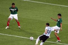 Argentina - Mexiko: Rodriguez dává gól