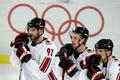 Kanadští hokejisté nemohou uvěřit, že se loučí s olympijským turnajem.