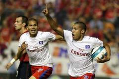 Paolo Guerrero Nigel de Jong Hamburk